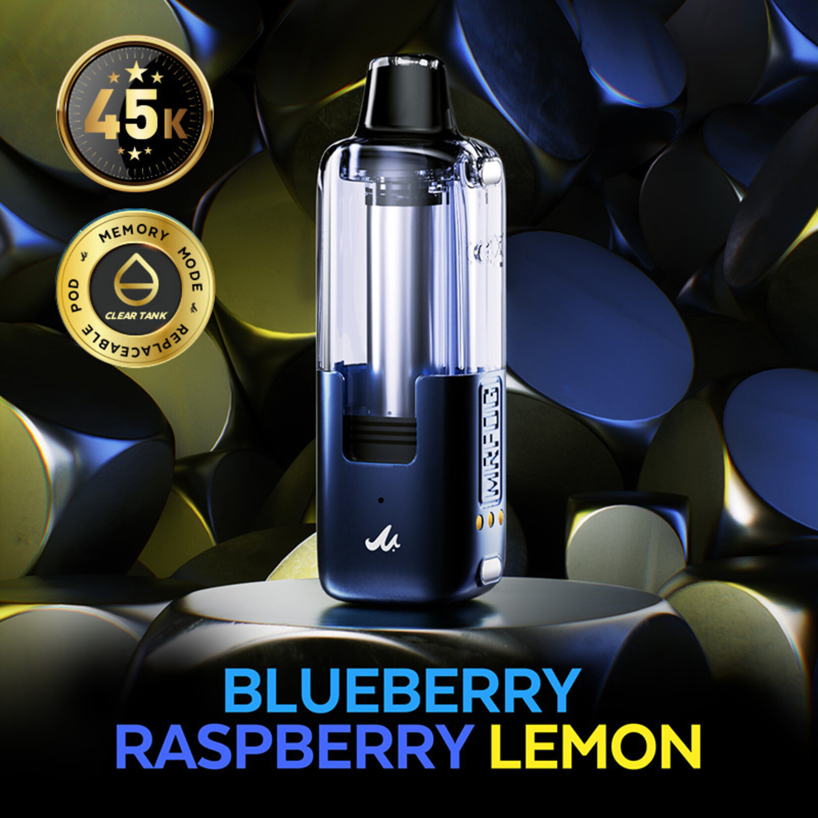 MR FOG SWPD15 - MR FOG SWITCH POD PODS Blueberry Raspberry Lemon(5pcs/pack)