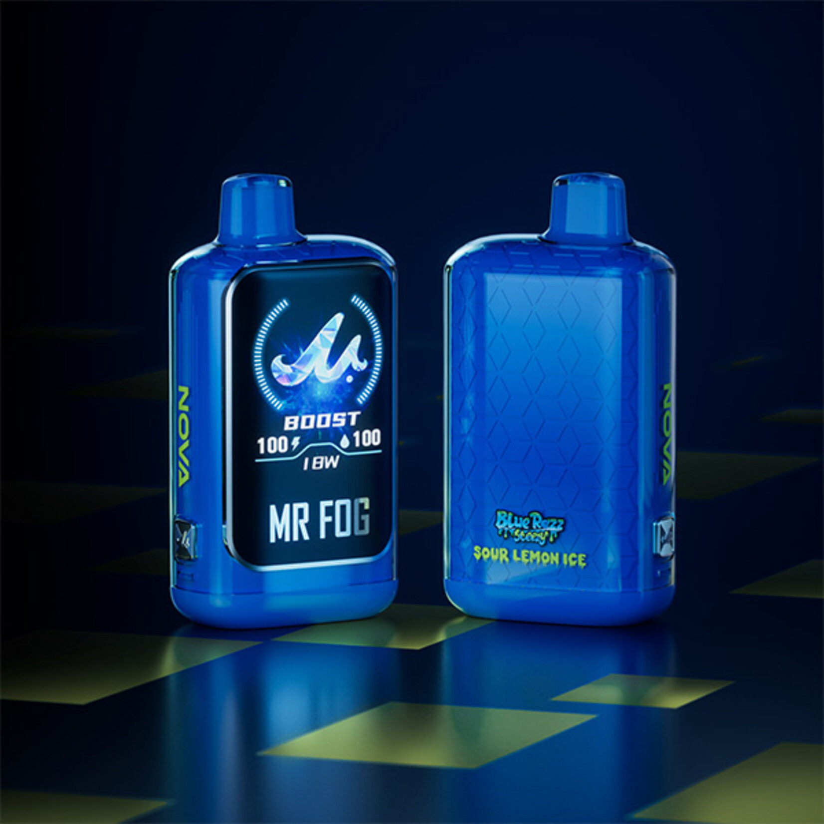 MR FOG NV01 - MR FOG NOVA Blue Razz Steezy Sour Lemon Ice
