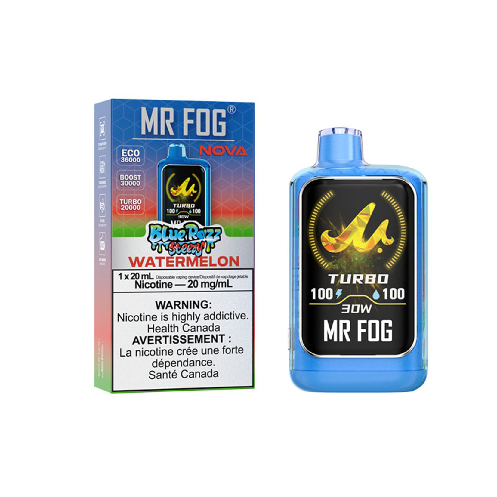MR FOG NV15 - MR FOG NOVA BLUE RAZZ STEEZY WATERMELON