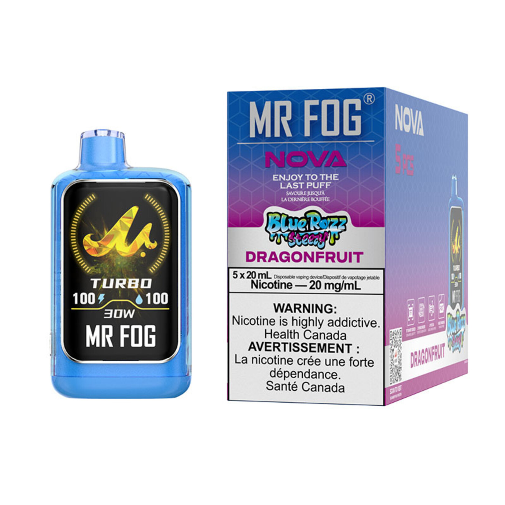 MR FOG NV18 - MR FOG NOVA BLUE RAZZ STEEZY DRAGONFRUIT