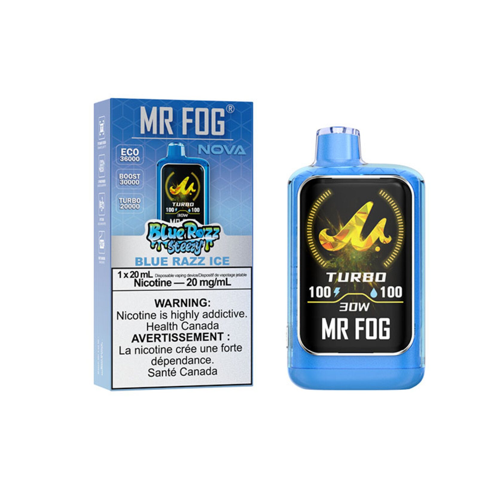 MR FOG NV26 - MR FOG NOVA BLUE RAZZ ICE