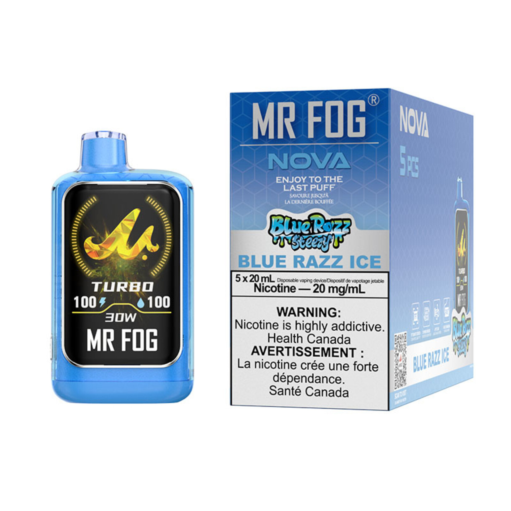 MR FOG NV26 - MR FOG NOVA BLUE RAZZ ICE