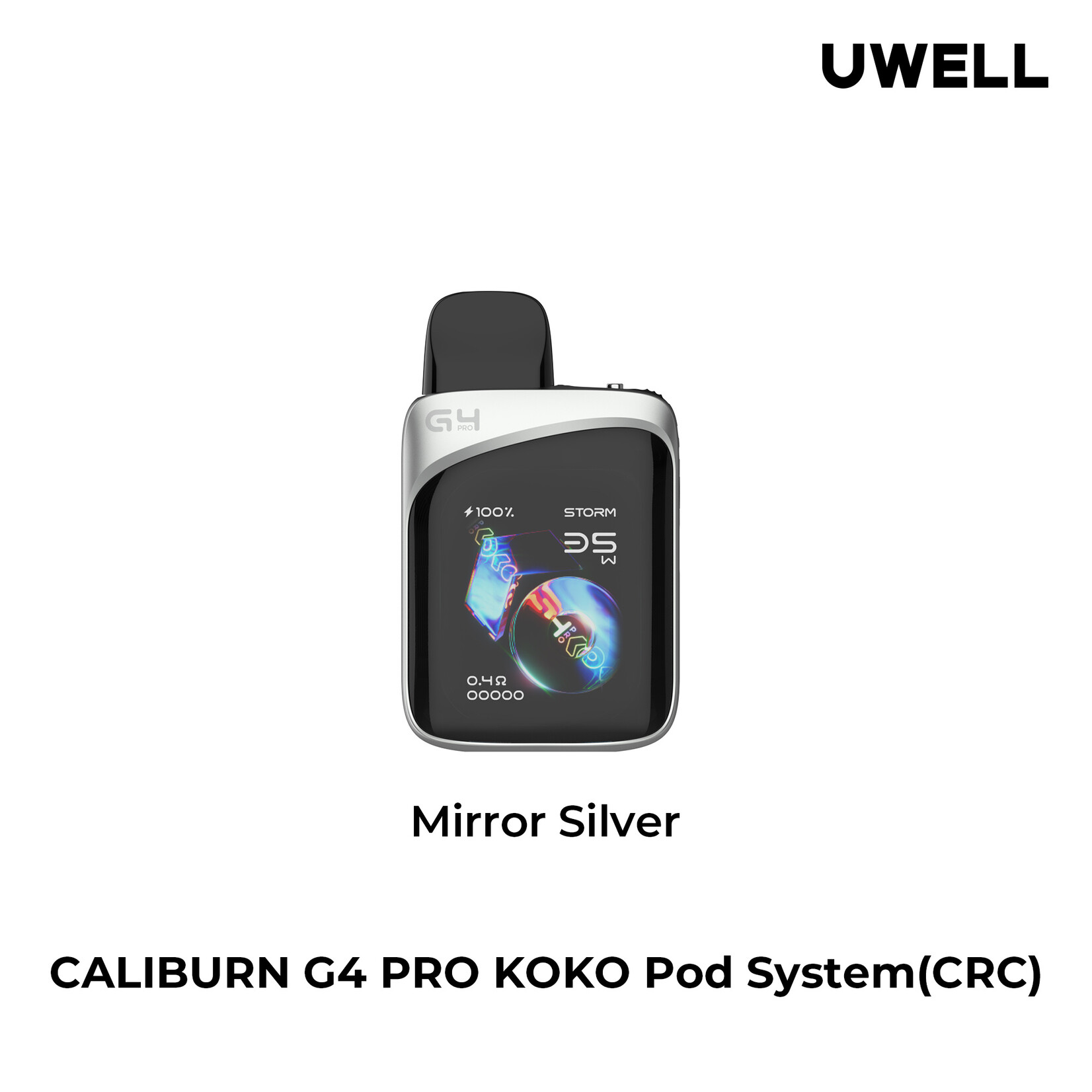 UWELL UWELL CALIBURN G4 PRO KOKO POD KIT (CRC) Mirror Silver