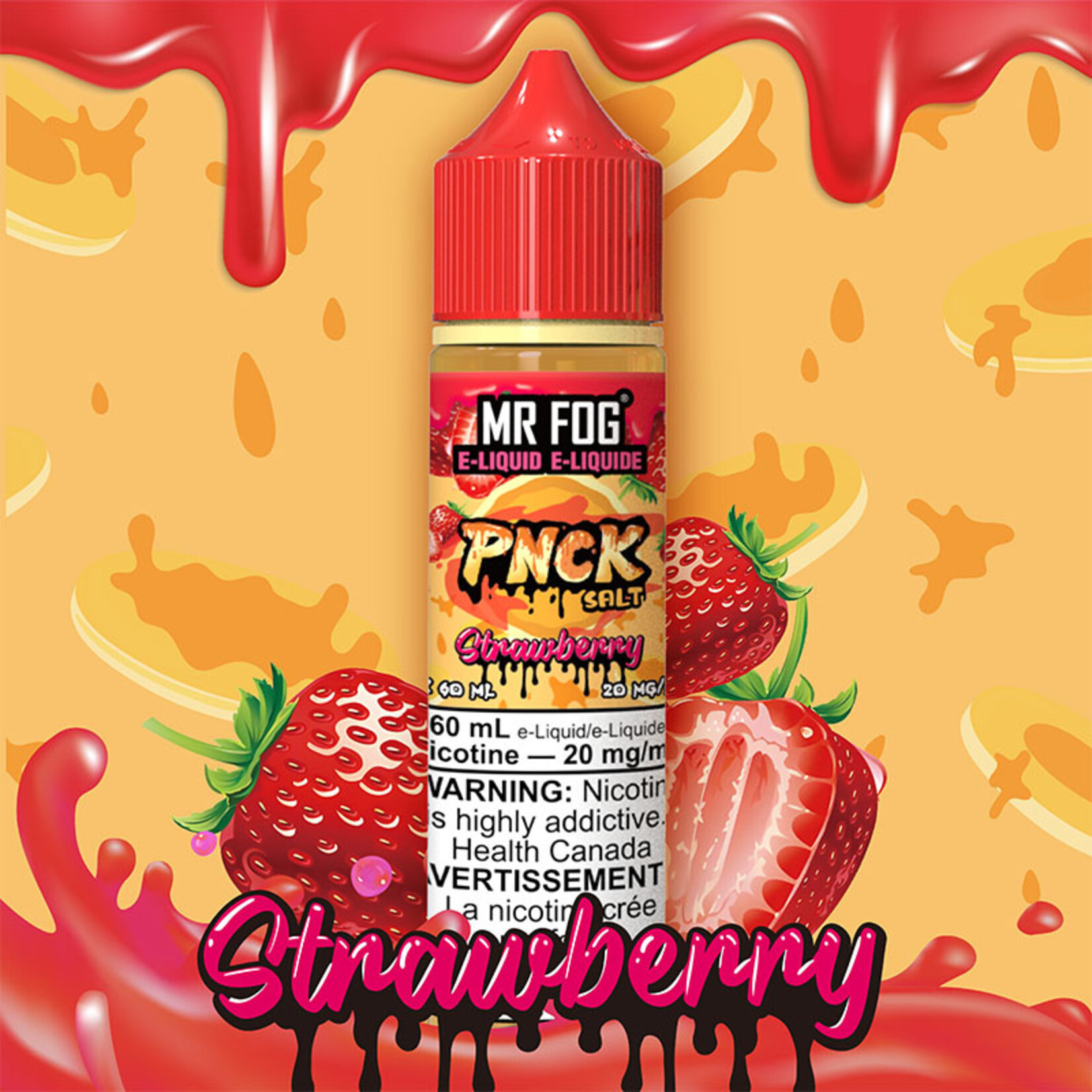 MR FOG MFEPN02 - MR FOG PNCK E-liquid Strawberry 60ML Salt