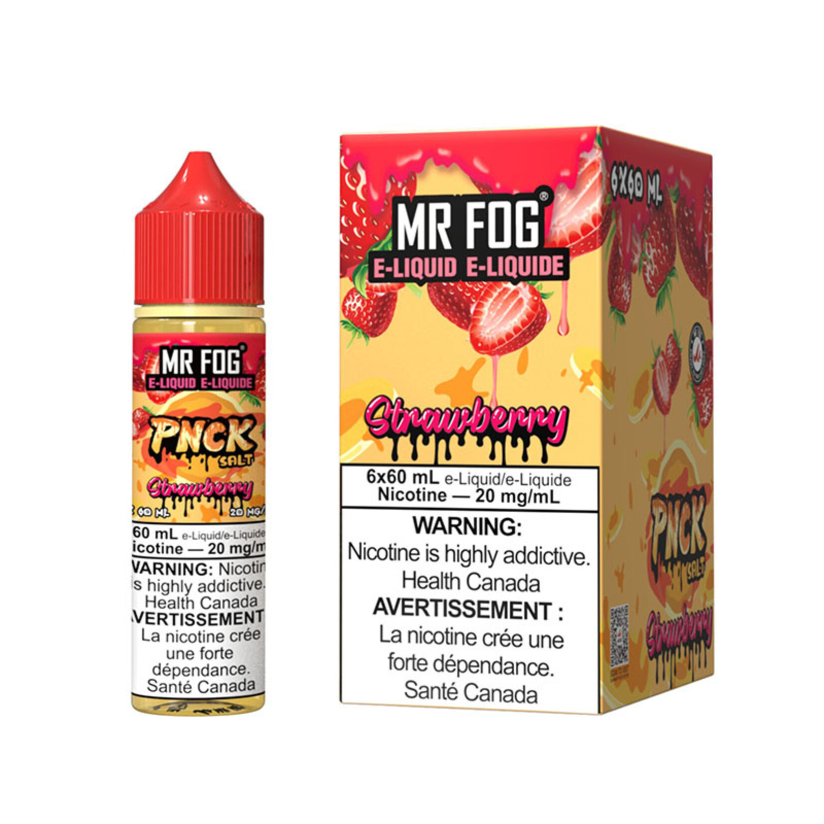 MR FOG MFEPN02 - MR FOG PNCK E-liquid Strawberry 60ML Salt