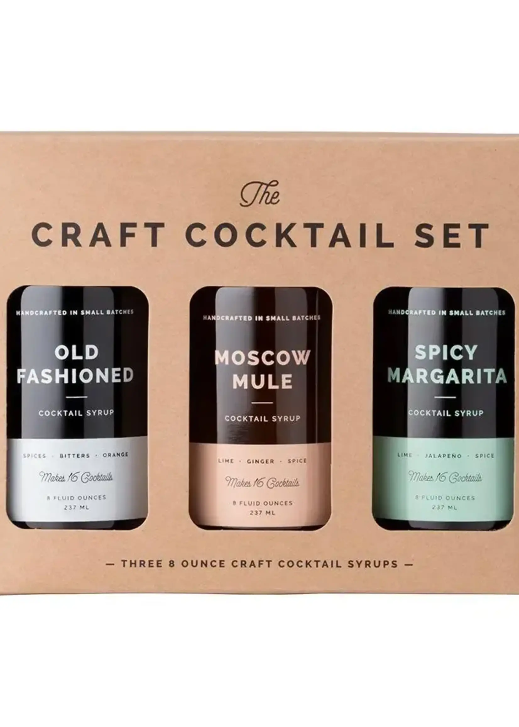 Craft Cocktail Mixer Syrup 3 Pack Set Provisions Co.