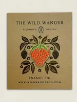 The Wild Wander Strawberry Pin