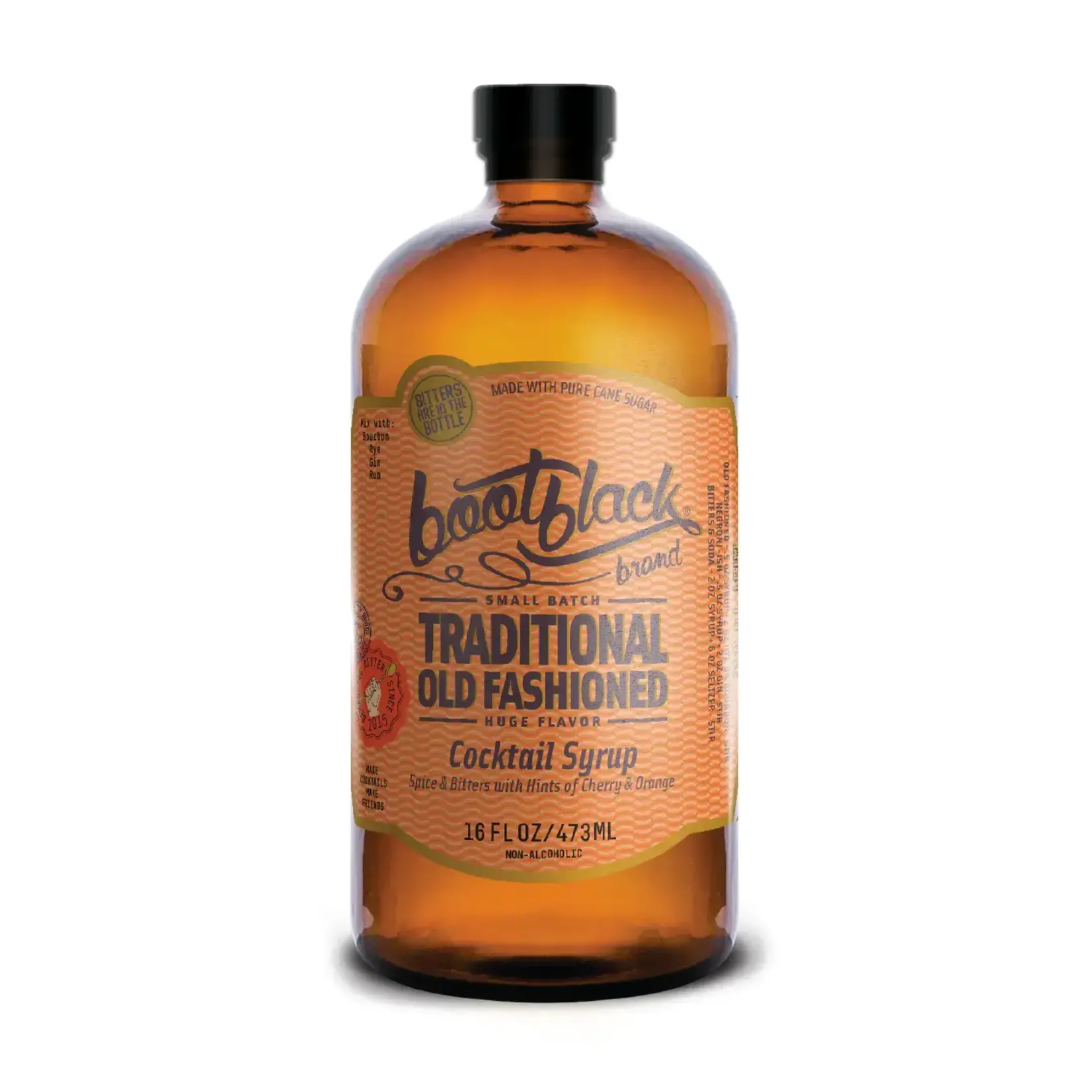 Boot Black Brand Traditional Old Fashioned Cocktail Syrup