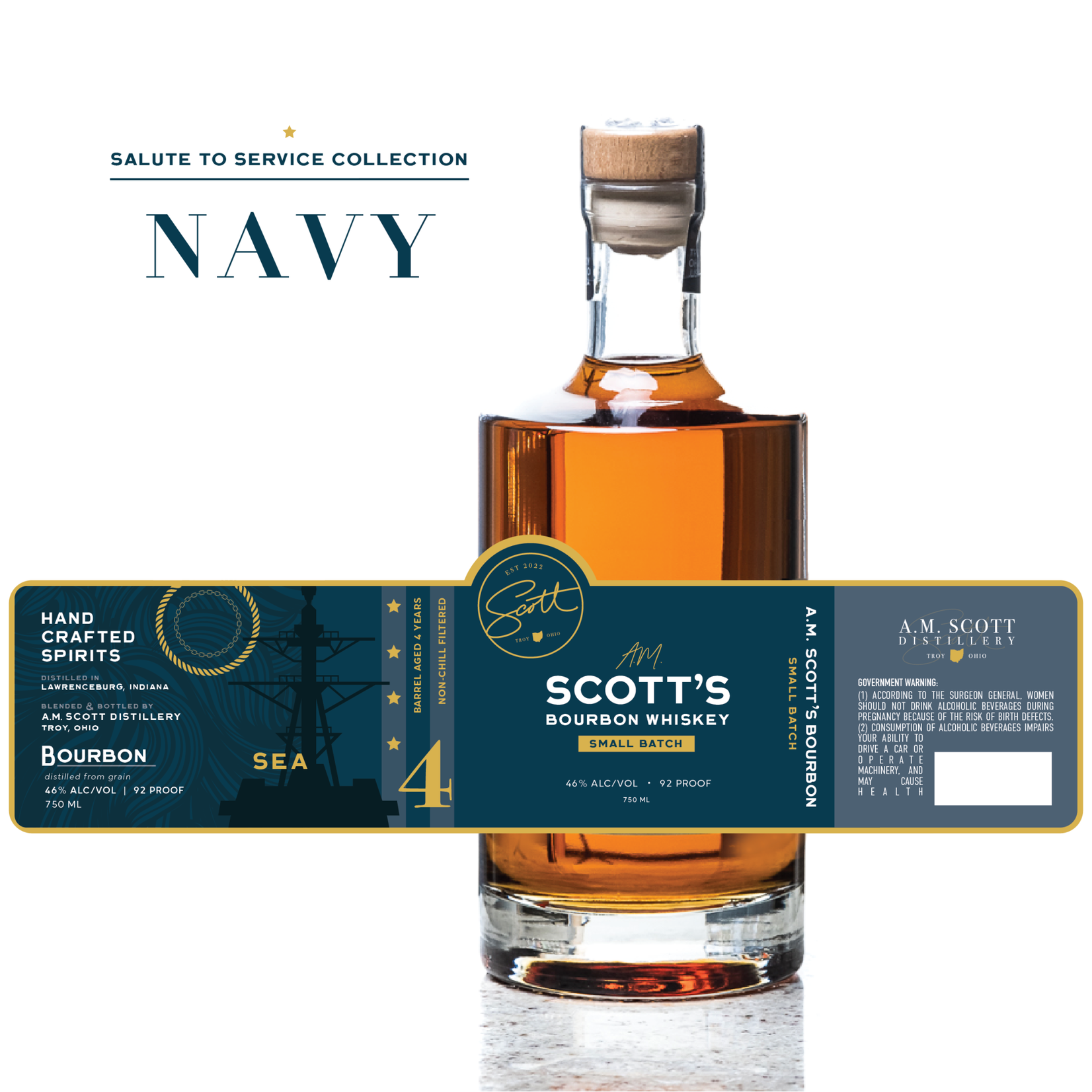 A.M. Scott's Salute to Service Collection - NAVY