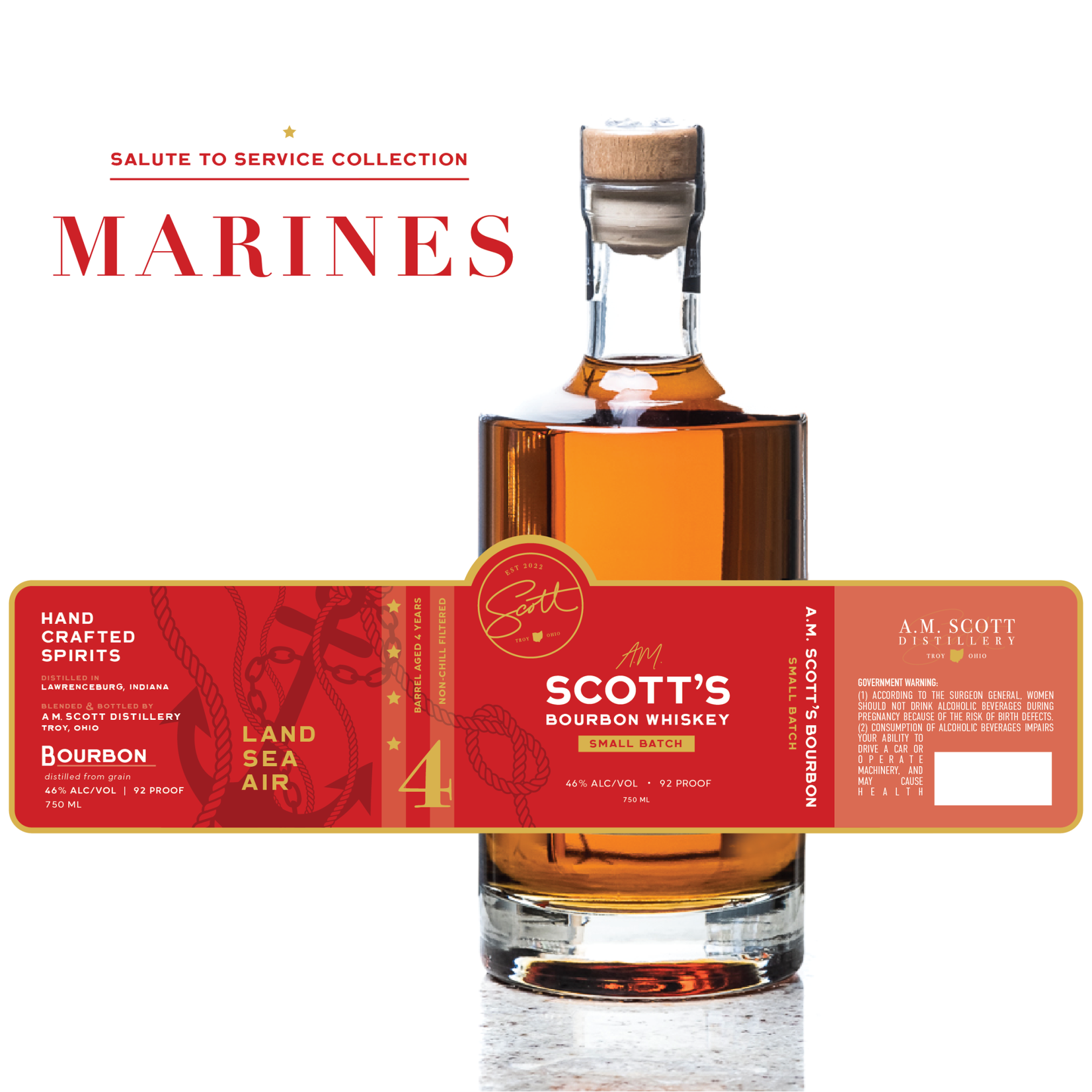 A.M. Scott's Salute to Service Collection - MARINES