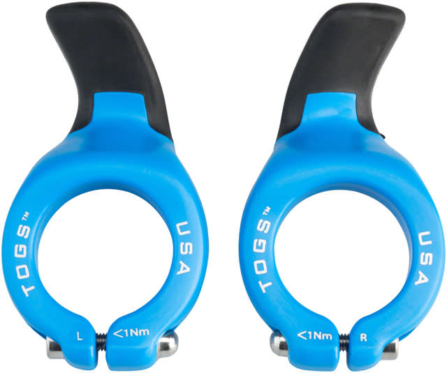 TOGS Blue Flex Thumb Grips THE BICYCLE STATION