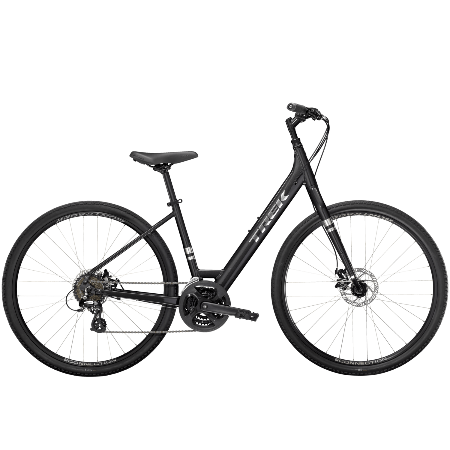 Trek Verve 1 Disc Low Step Dnister Black Extra Small THE BICYCLE