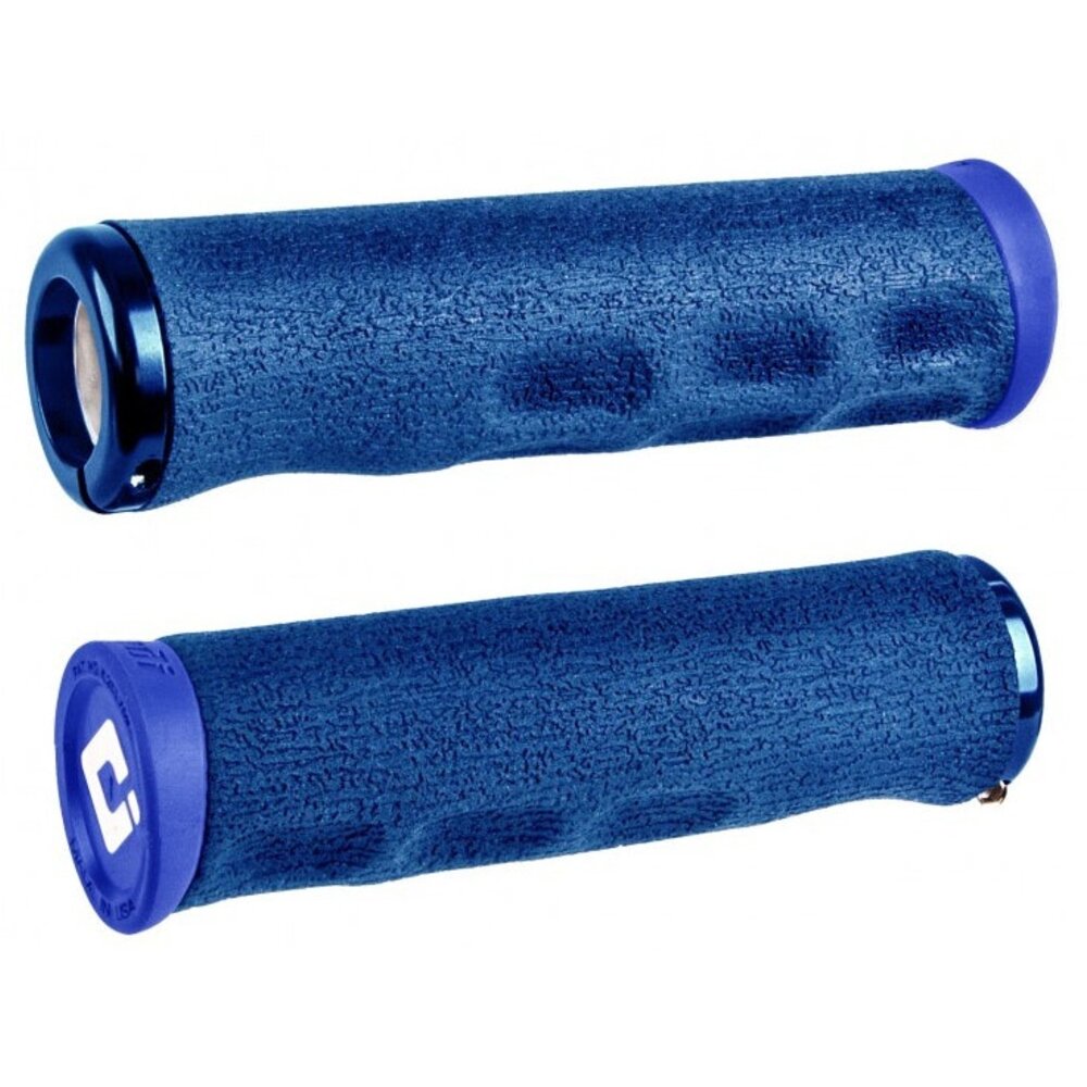 ODI Dread Lock Grips Blue Lock On THE BICYCLE STATION