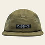 Cadence Collection Parts Five Panel Hat Olive