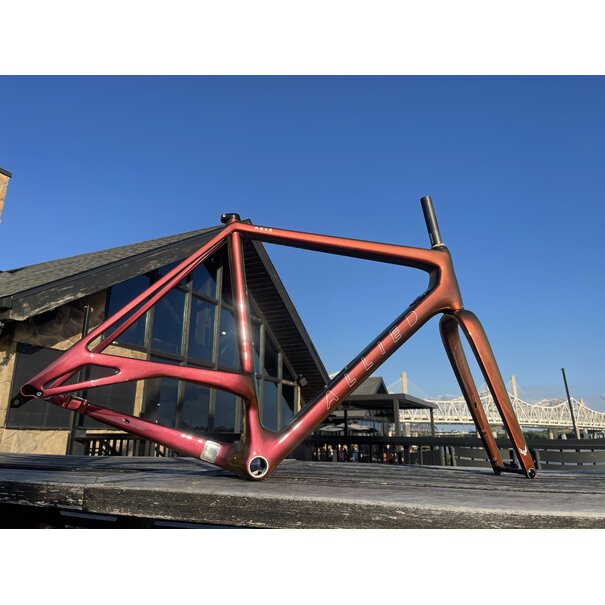 Allied Cycle Works Allied Cycle Works Able Frameset Harlequin - Magenta to Gold Medium