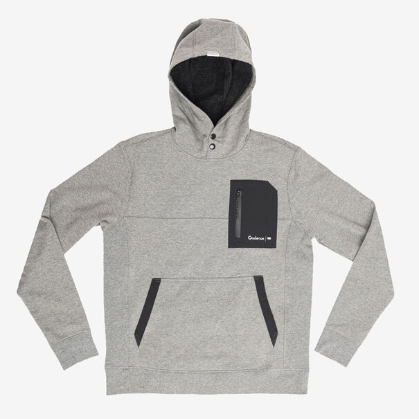 Cadence Collection Cadence Colledction Hybrid Cargo Pullover Heather Gray