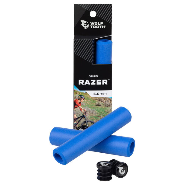 Wolf Tooth Components Wolf Tooth Razer Grips Blue