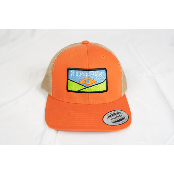 The Bicycle Station Bicycle Station Trucker Hat Orange