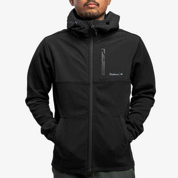 Cadence Collection Cadence Collection Hybrid Zip Jacket Black  Small