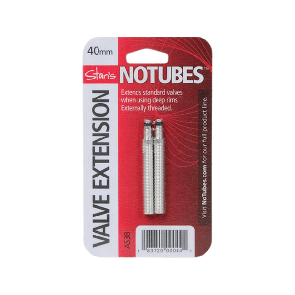 Stan's Notubes Stan's NoTubes Threaded Valve Extender 40mm, 2 pack