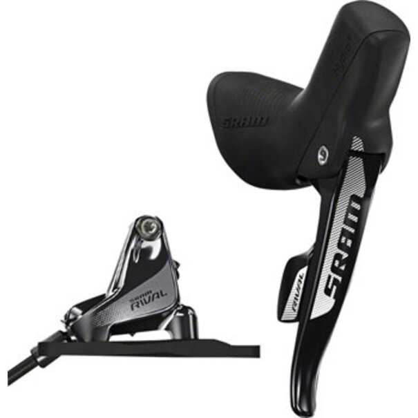 SRAM Sram Rival 22 Flat Mount Hydraulic Disc Brake with Rear Shifter and 1800mm Hose, Rotor Sold Separately