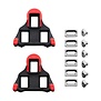 Shimano SM-SH10 Cleat Set, 0 Degree Float, Red