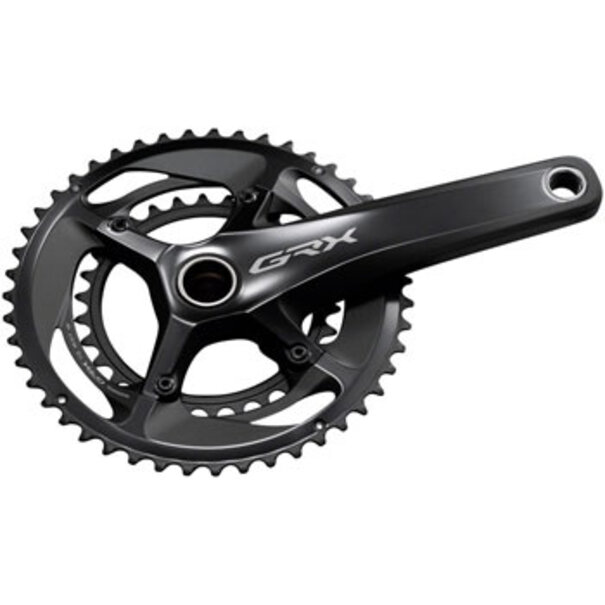 Shimano Shimano GRX FC-RX810-2 Crankset - 175mm, 11-Speed, 48/31t, 110/80 BCD, Hollowtech II Spindle Interface, Black