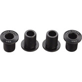 Wolf Tooth Set of Chainring Bolts for 104 x 30T Rings (10 mm long) 4-Pieces, Black