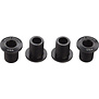 Wolf Tooth Set of Chainring Bolts for 104 x 30T Rings (10 mm long) 4-Pieces, Black