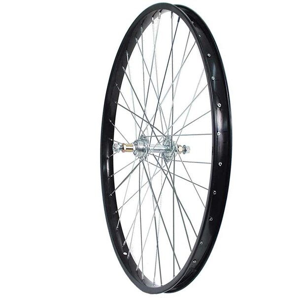 Sta-Tru Double Wall Rear Wheel - 26", Bolt-On, 3/8 x 135mm, Freewheel, Black