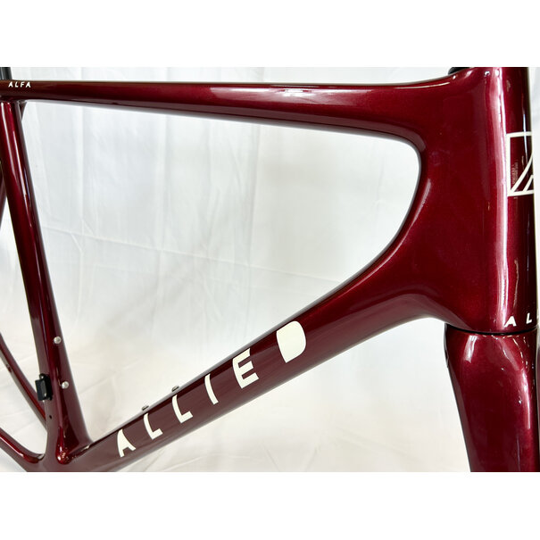 Allied Cycle Works Allied Alfa Frameset Maroon Metallic / Ecru 56