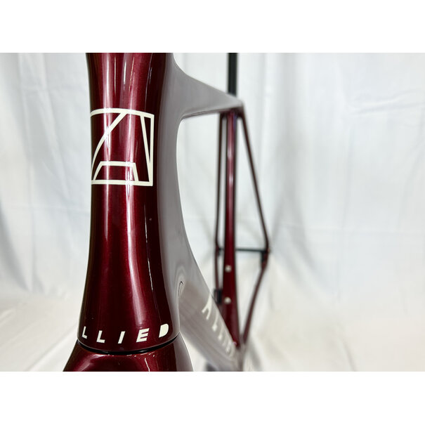 Allied Cycle Works Allied Alfa Frameset Maroon Metallic / Ecru 56