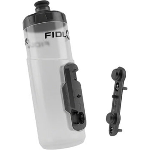FIDLOCK Fidlock TWIST Water Bottle Cage Set - Bike Base Mount, Bolt-On, 600ml, Clear