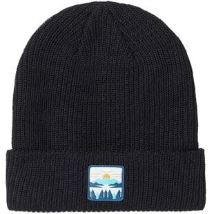 Chasing Mountains Patch Beanie Black
