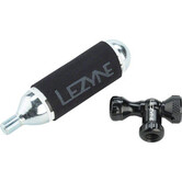 Lezyne Control Drive Co2 with 25 gram cartridge and machined Slip Fit Chuck, Black