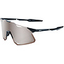100% Hypercraft Sunglasses - Matte Black, Soft Gold Mirror Lens
