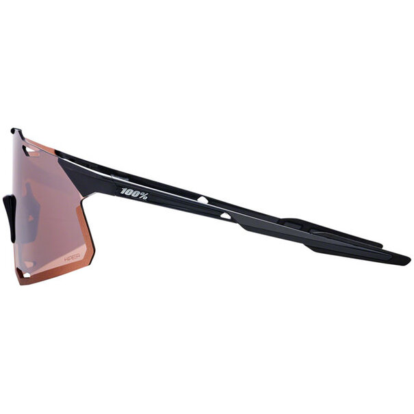 100% 100% Hypercraft Sunglasses - Matte Black, Soft Gold Mirror Lens