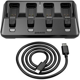 SRAM AXS BATTERY BASE CHARGER 4-PORTS (INCLUDING USB-C CORD)