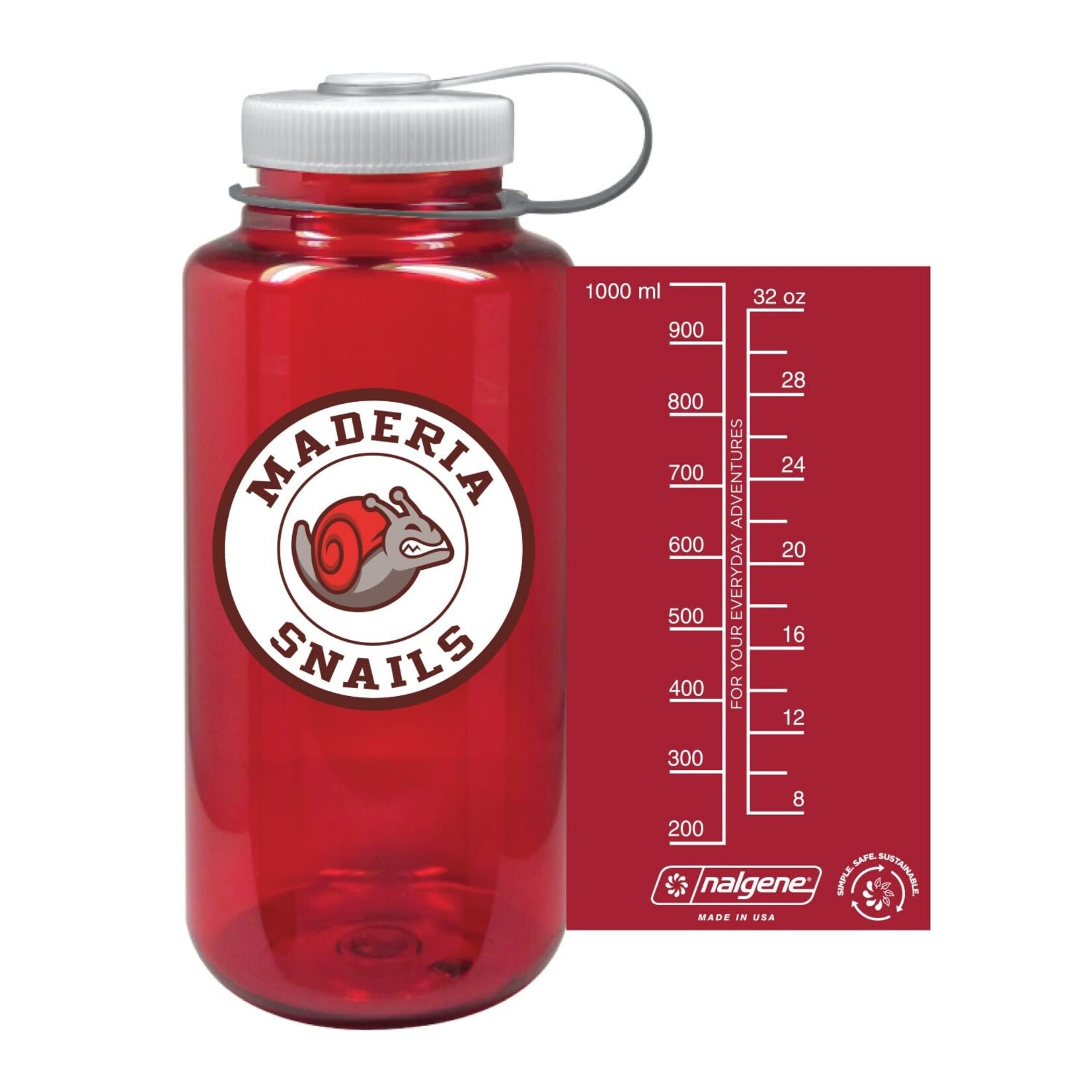 Jardine Nalgene Wide Mouth Bottle- Crimson