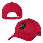 under armor OS Mens Washed Performance Cotton Adjustable Cap- Red