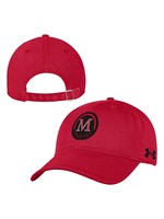 under armor OS Mens Washed Performance Cotton Adjustable Cap- Red