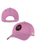 under armor OS Mens Washed Performance Cotton Adjustable Cap- Pink
