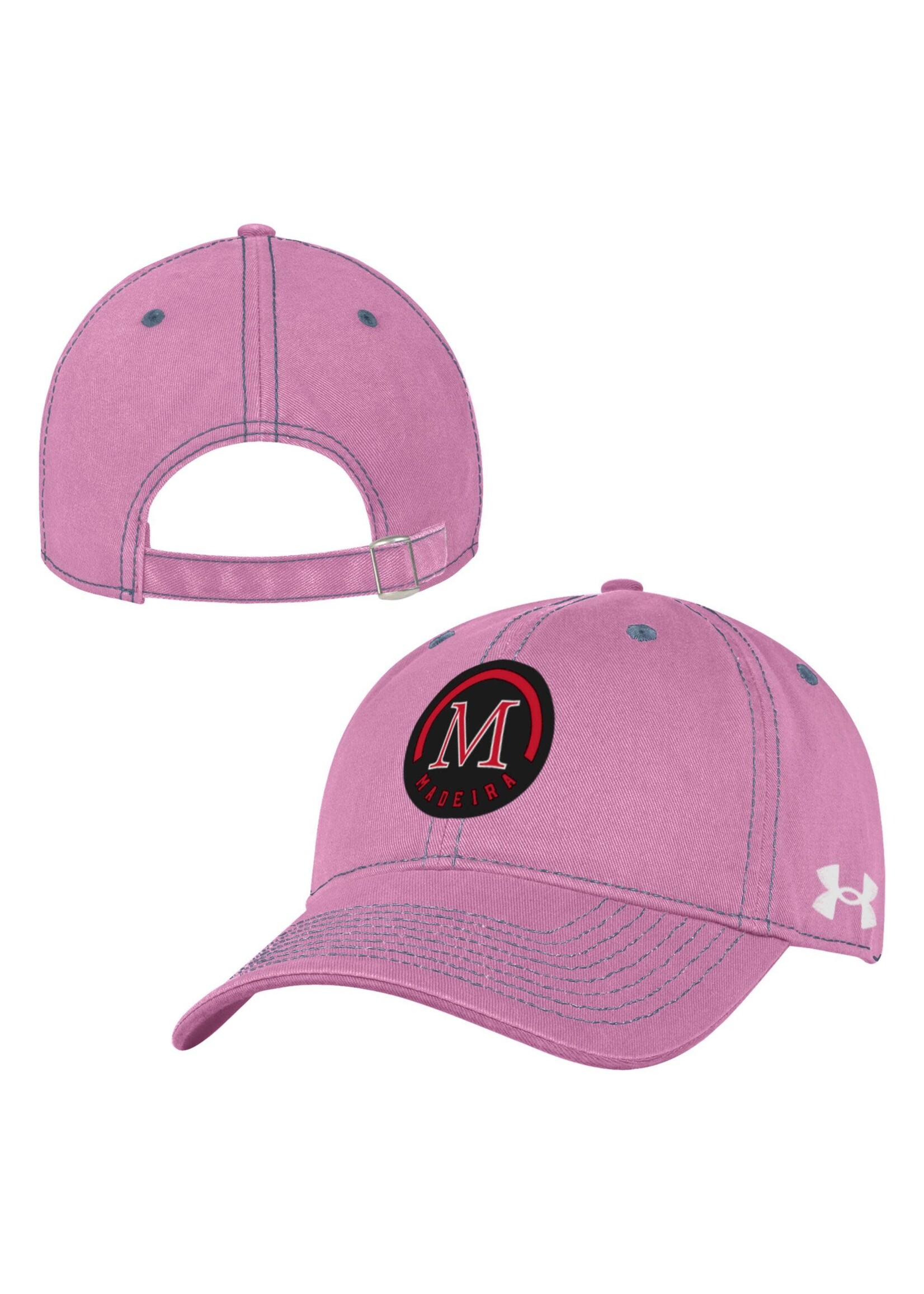 under armor OS Mens Washed Performance Cotton Adjustable Cap- Pink