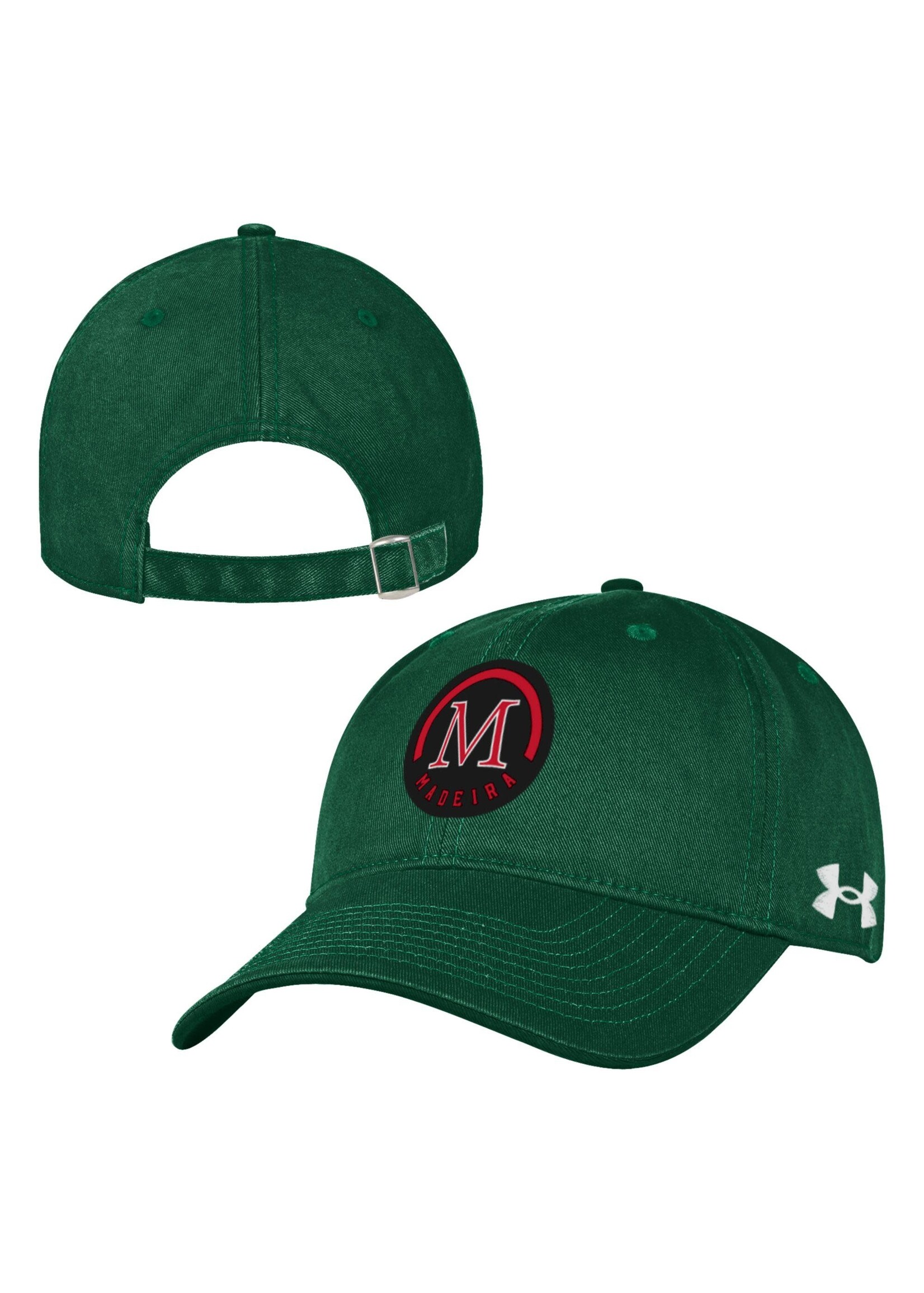 under armor OS Mens Washed Performance Cotton Adjustable Cap- Forest Green