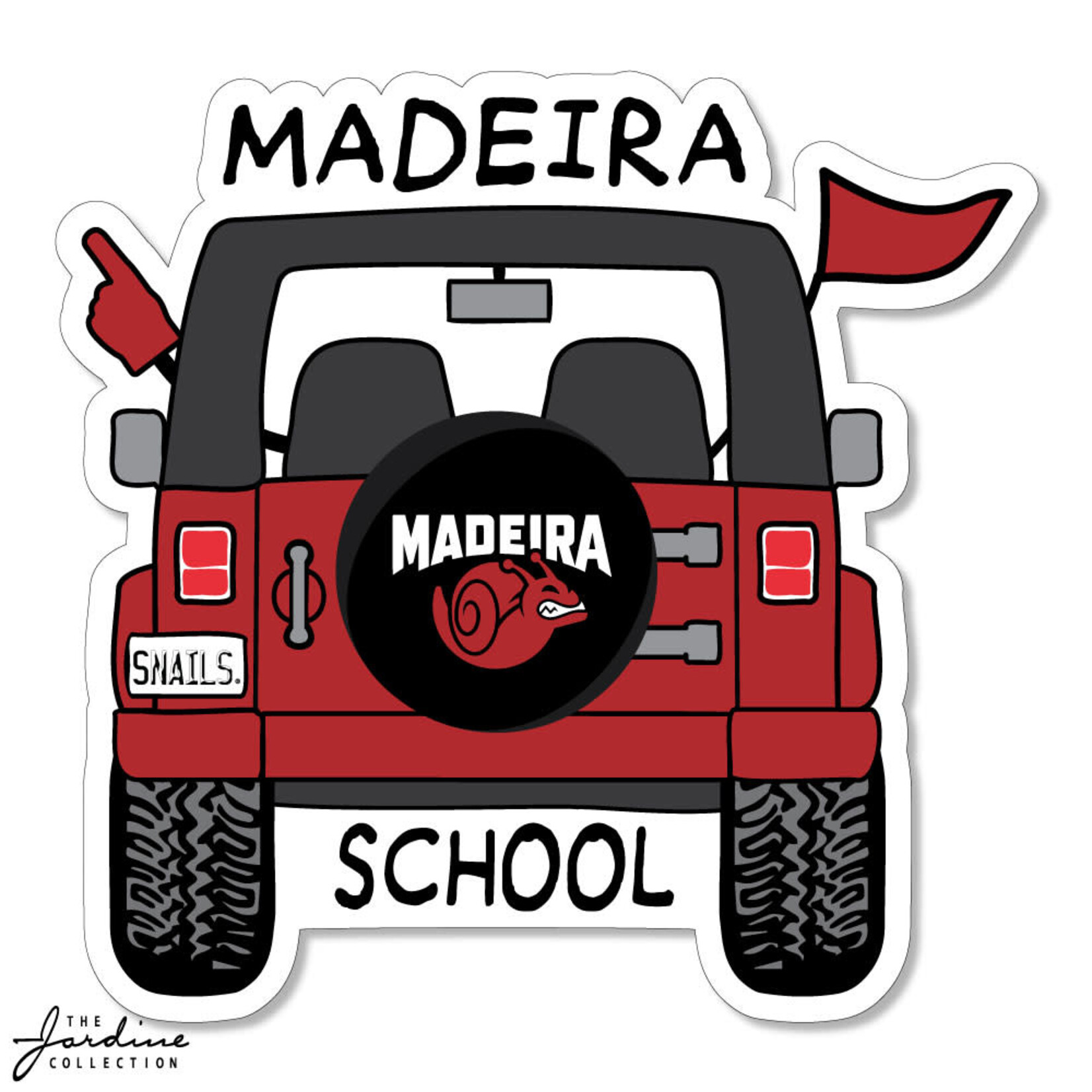 Jardine Textured Stickers 2" M-Madeira
