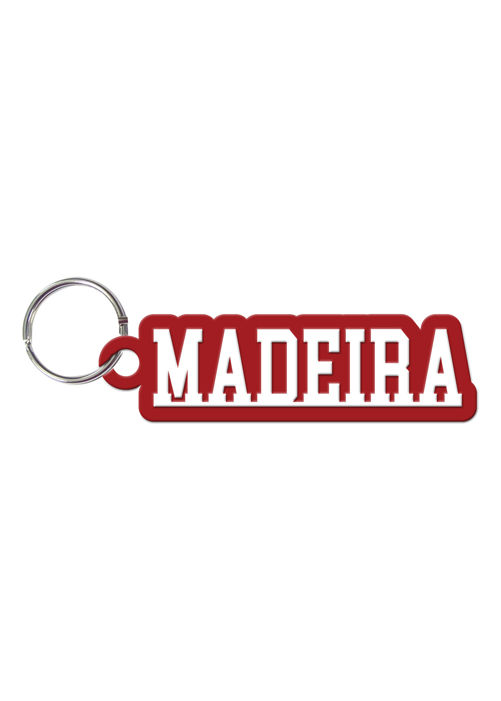 spirit products ltd Monroe 2D Key Chain- Red/White Acrylic