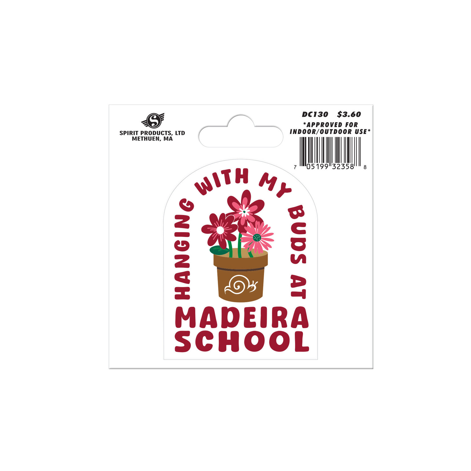 spirit products ltd BASELINE STICKER-SM: Hanging w/ my buds