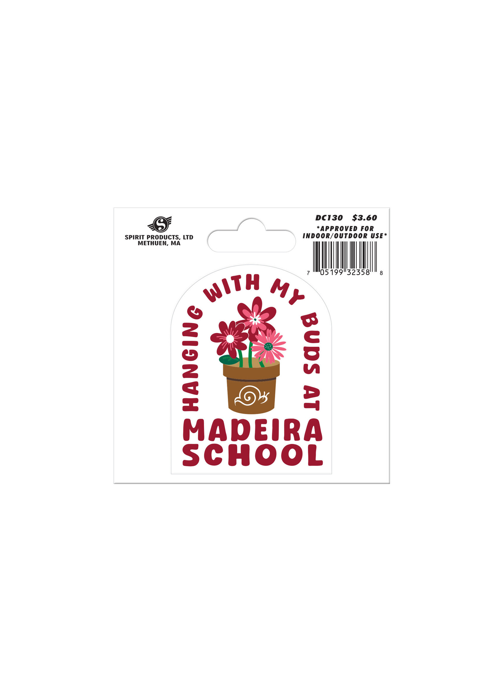spirit products ltd BASELINE STICKER-SM: Hanging w/ my buds