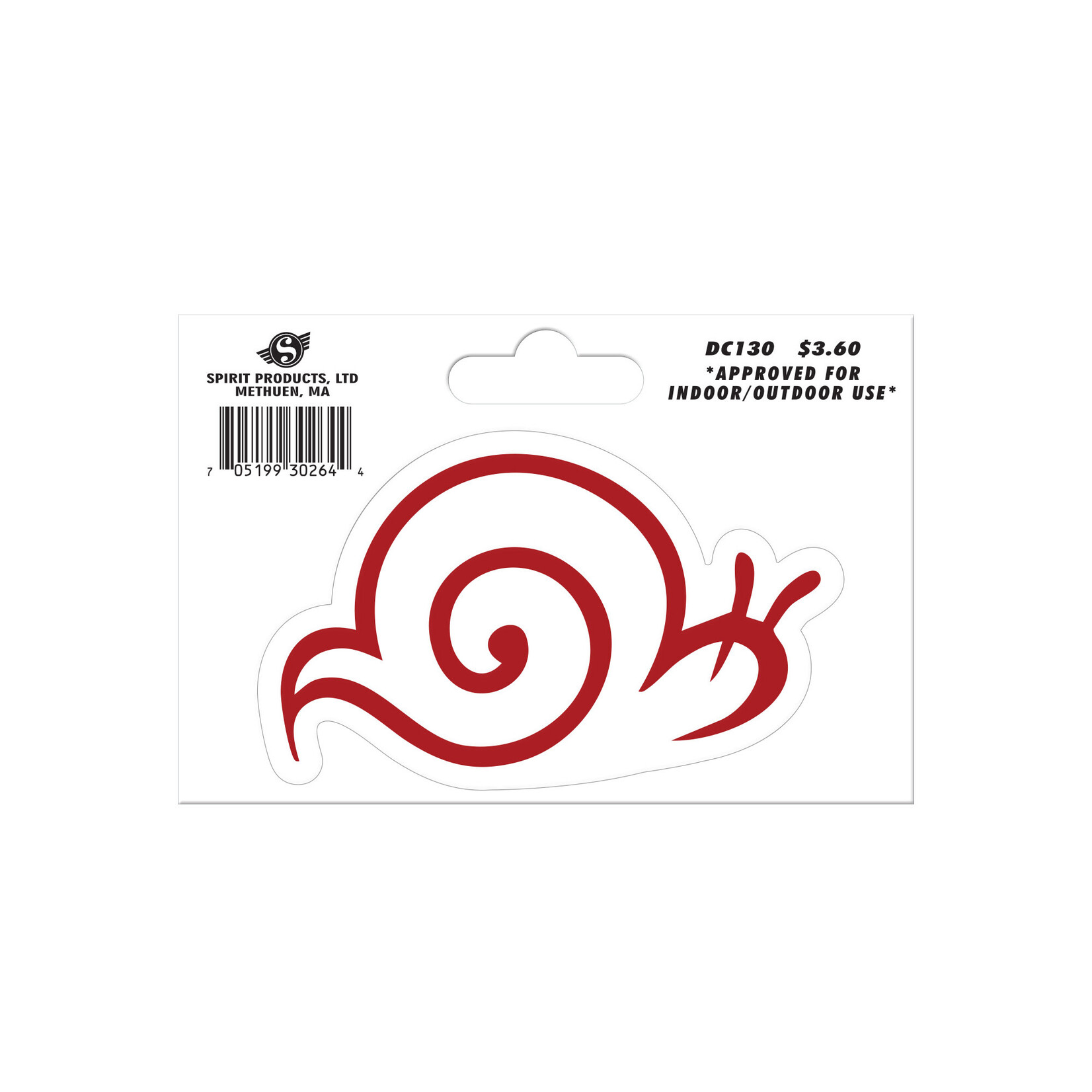 spirit products ltd BASELINE STICKERS- SM: Snail