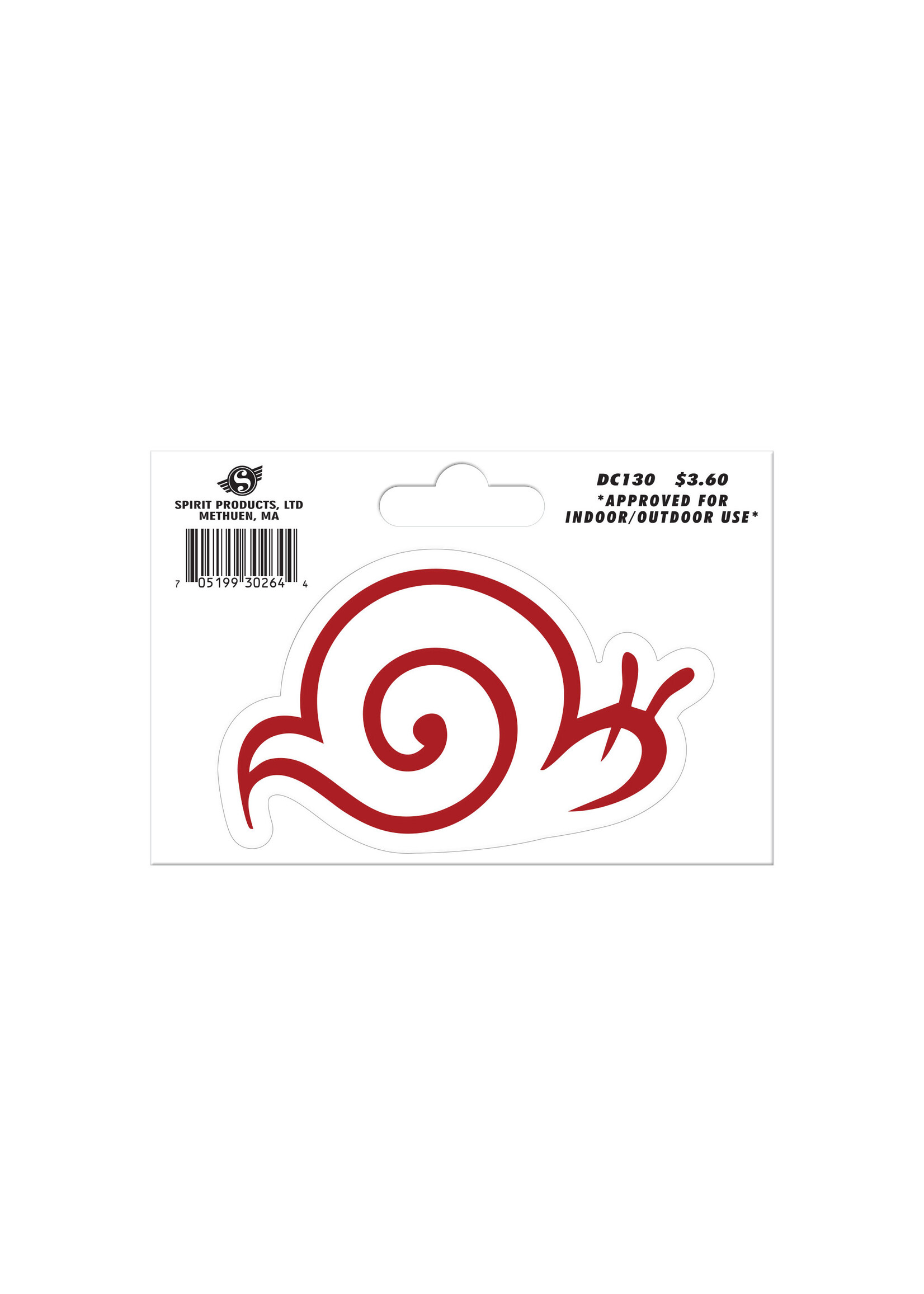 spirit products ltd BASELINE STICKERS- SM: Snail